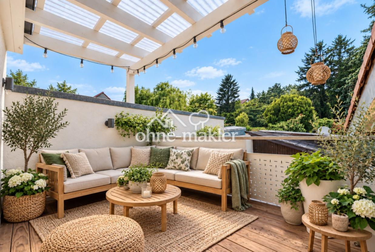 Balkon überdacht