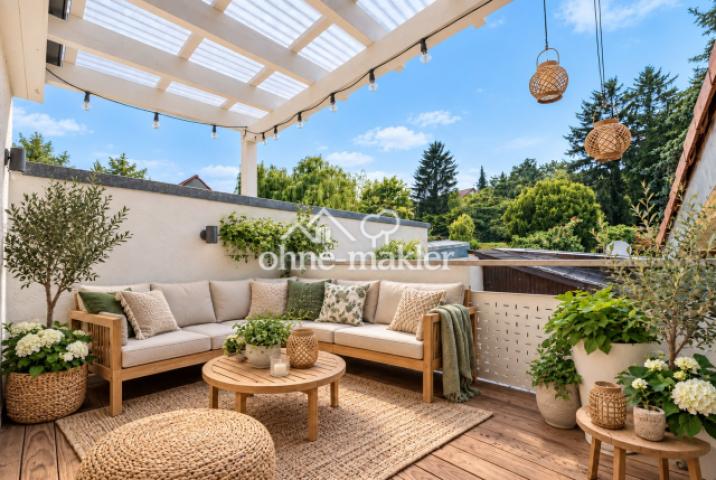 Balkon überdacht
