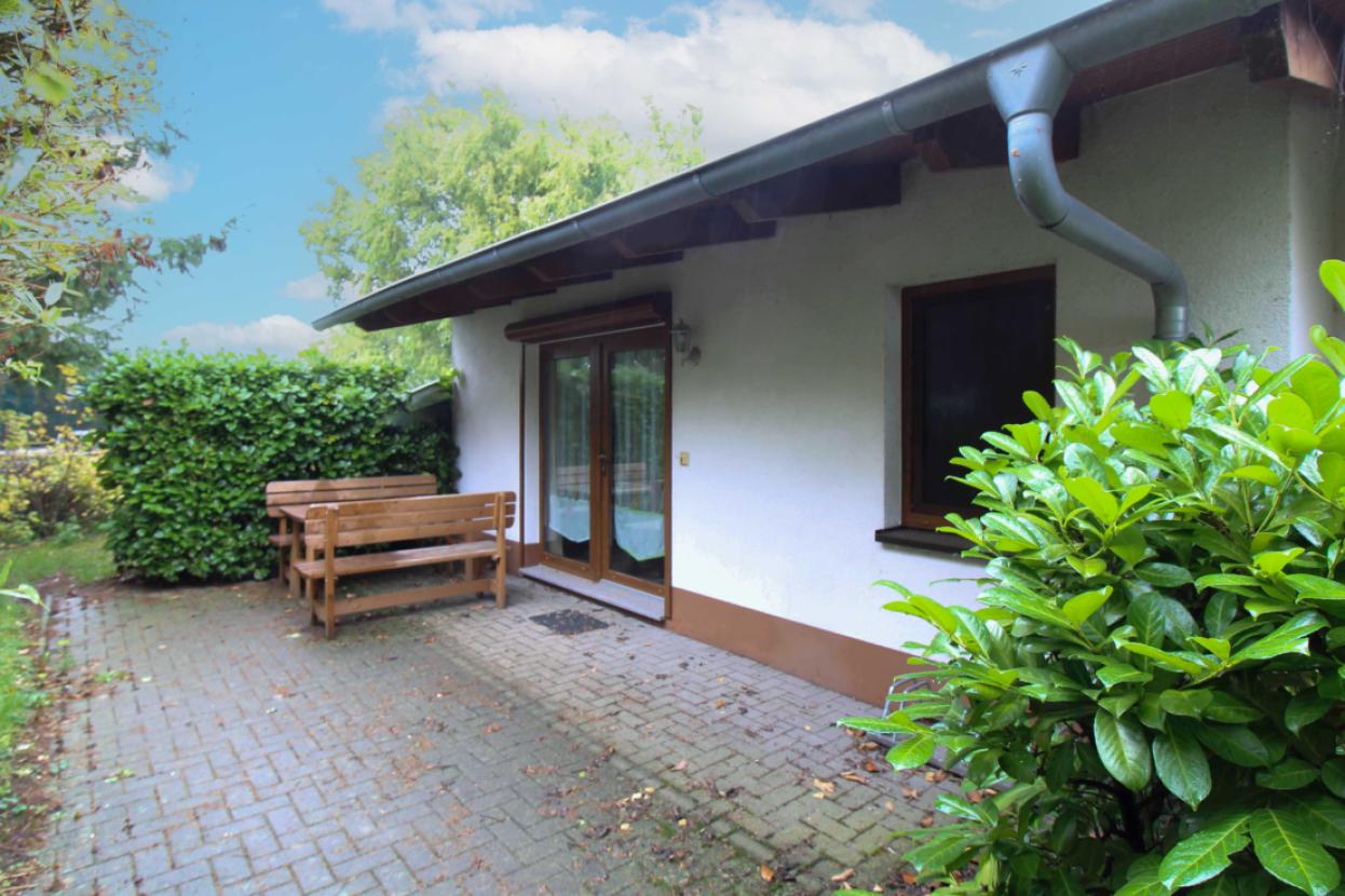 Terrasse an der Wohnung