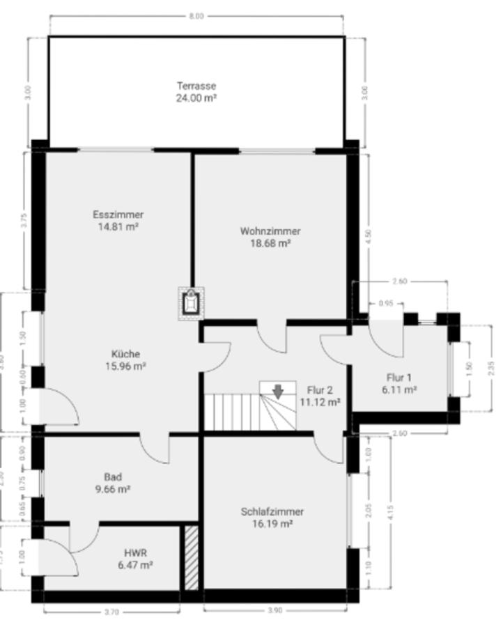 Grundriss Skizze EG
