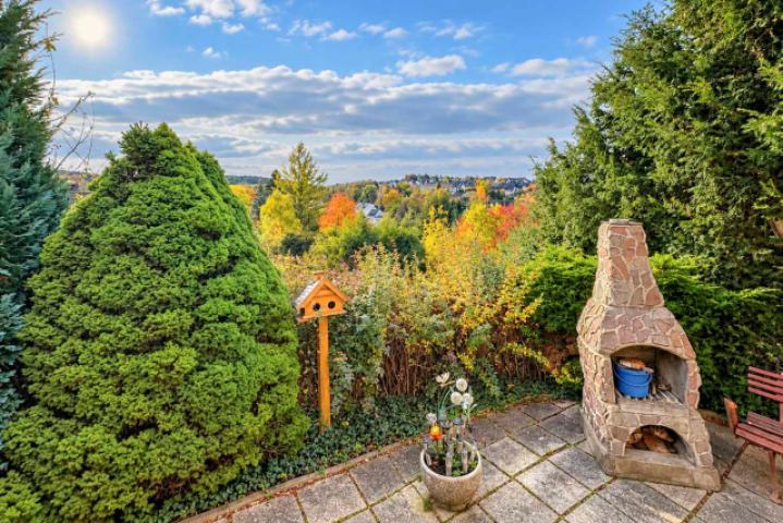 Weitblick von Terrasse