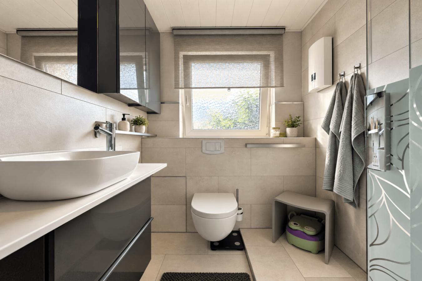Beispielwohnung Badezimmer