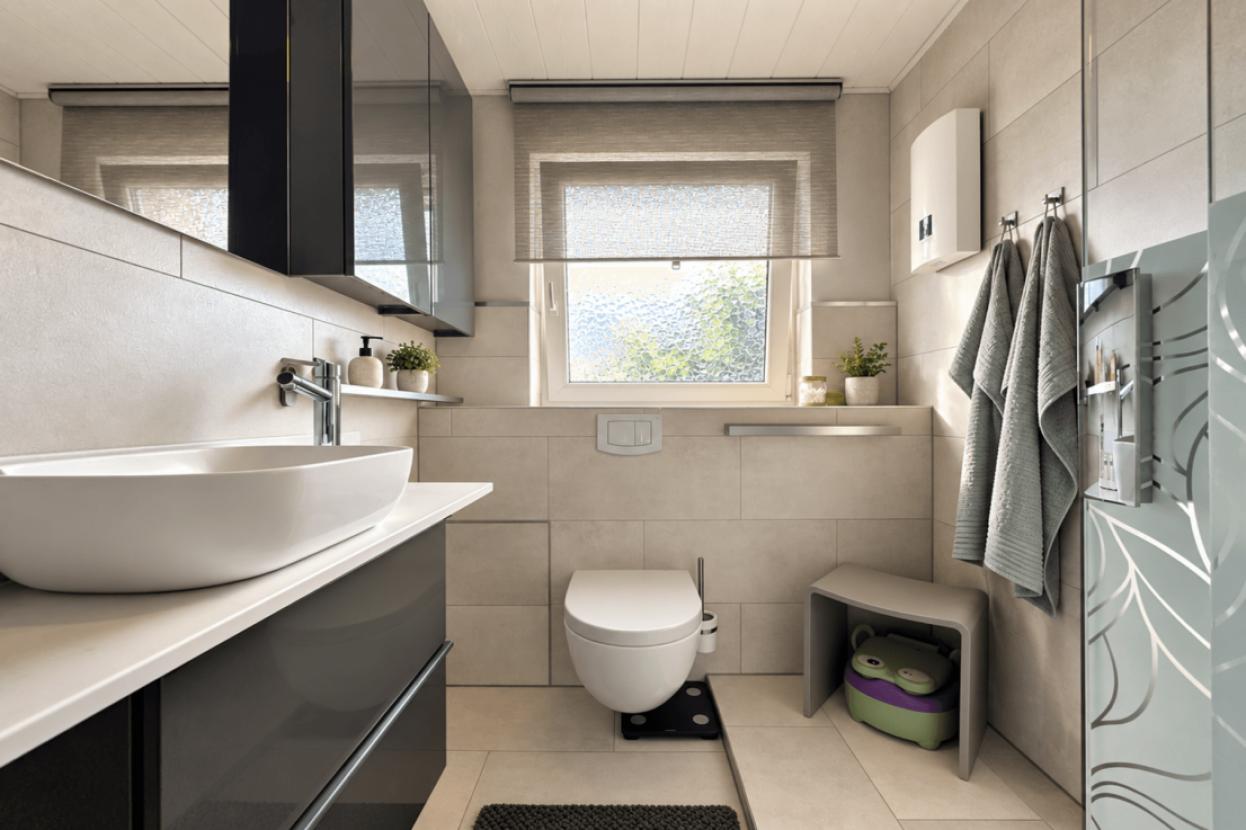 Beispielwohnung Badezimmer