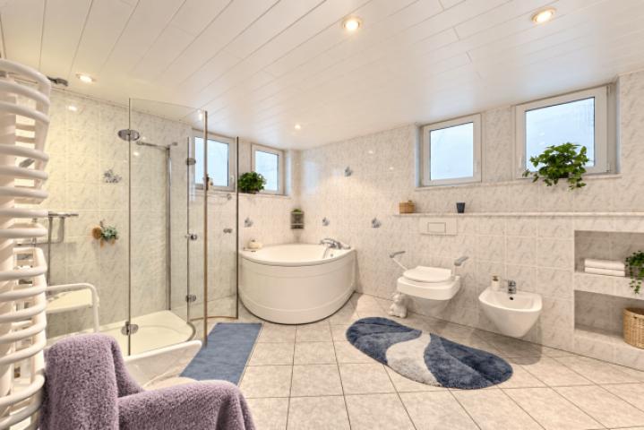 Beispielwohnung Badezimmer