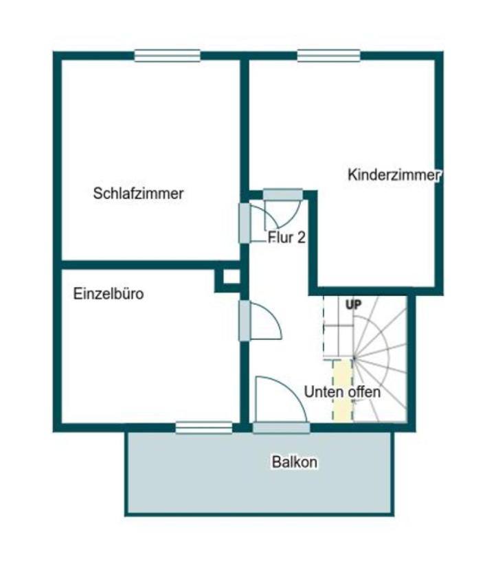Grundriss Skizze 1.OG