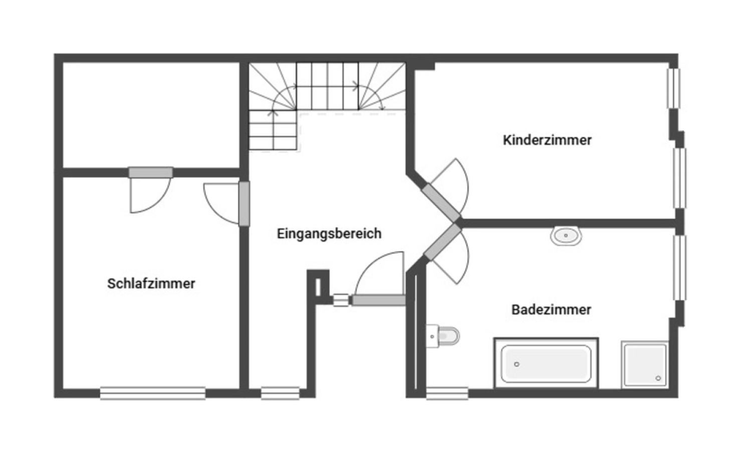 Grundriss Skizze EG Haus2