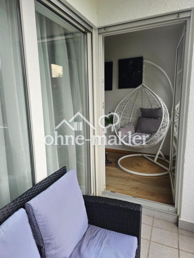 Lounge-Ecke am Balkon 