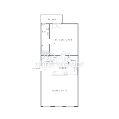 Grundriss Wohnung 2