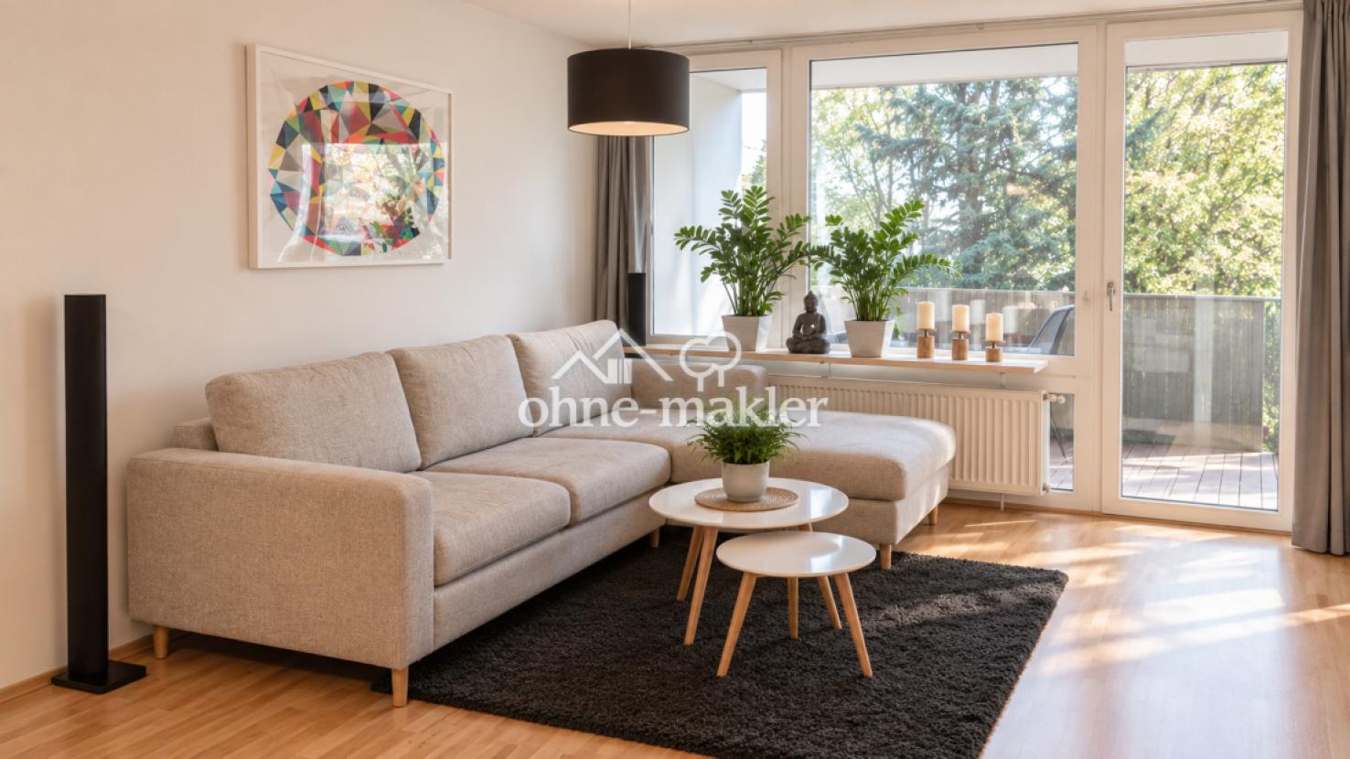 Wohnzimmer (KI-unterstützt)