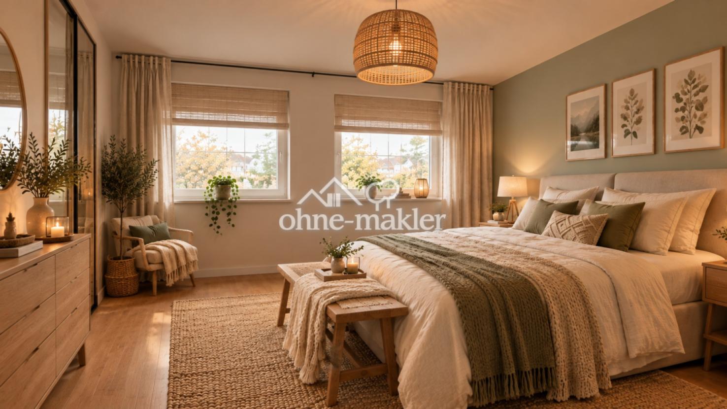 KI generiert - Schlafzimmer