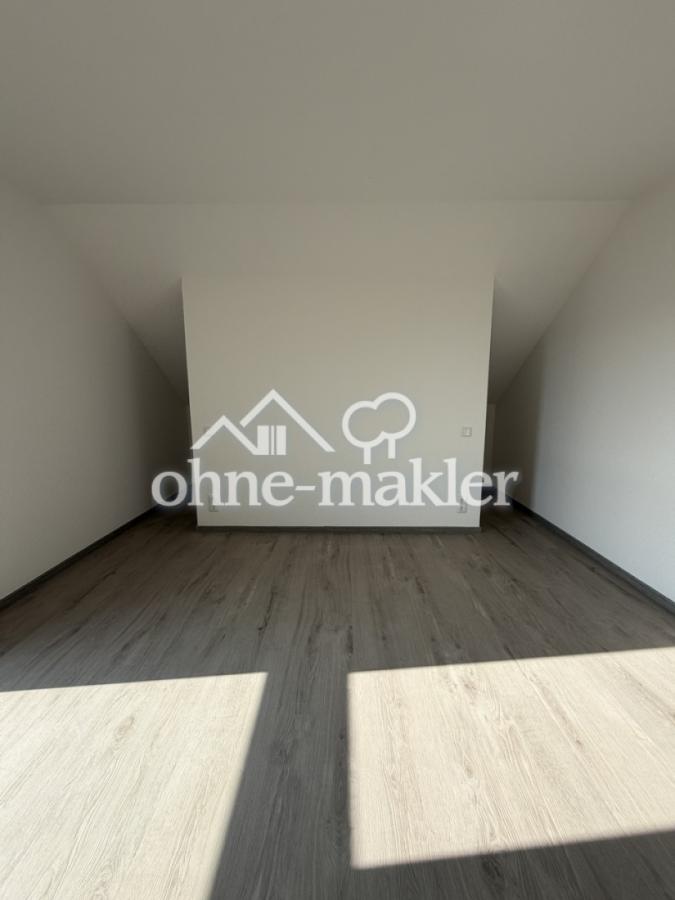 Sicht auf Bett