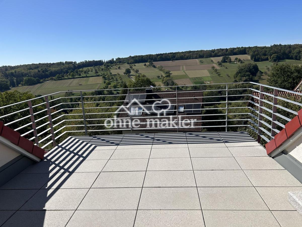 Ausblick von der Dachterasse