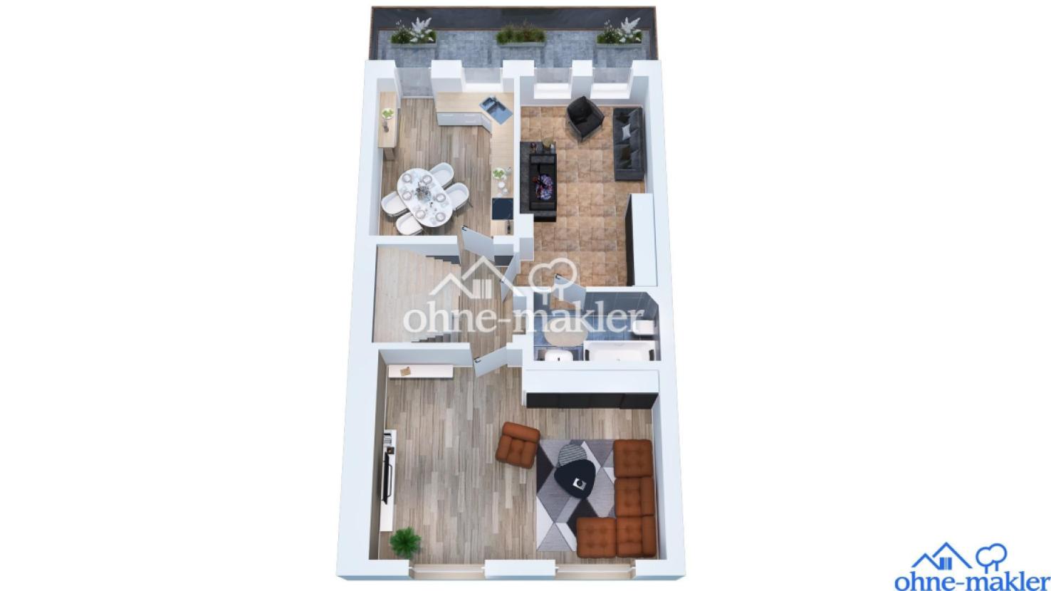 1.  Etage Wohnbereiche